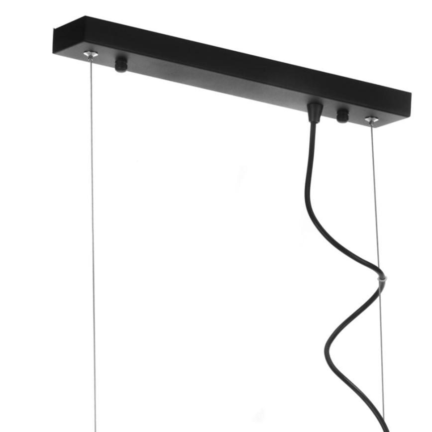ONLI - Luster na lanku FLOKI 4xE27/15W/230V čierna/medená
