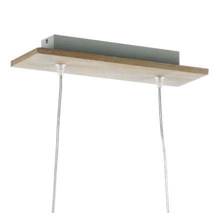ONLI - Luster na lanku FLORA 2xE27/22W/230V zelená/zlatá