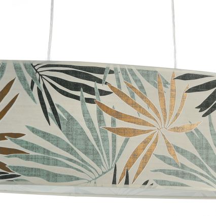 ONLI - Luster na lanku FLORA 2xE27/22W/230V zelená/zlatá