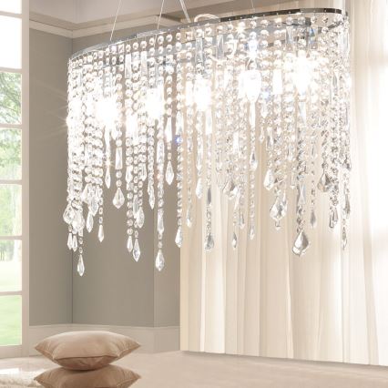 ONLI - Luster na lanku LAILA 5xE14/10W/230V