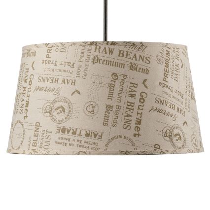 ONLI - Luster na lanku MAIDA 1xE27/15W/230V pr. 50 cm hnedá