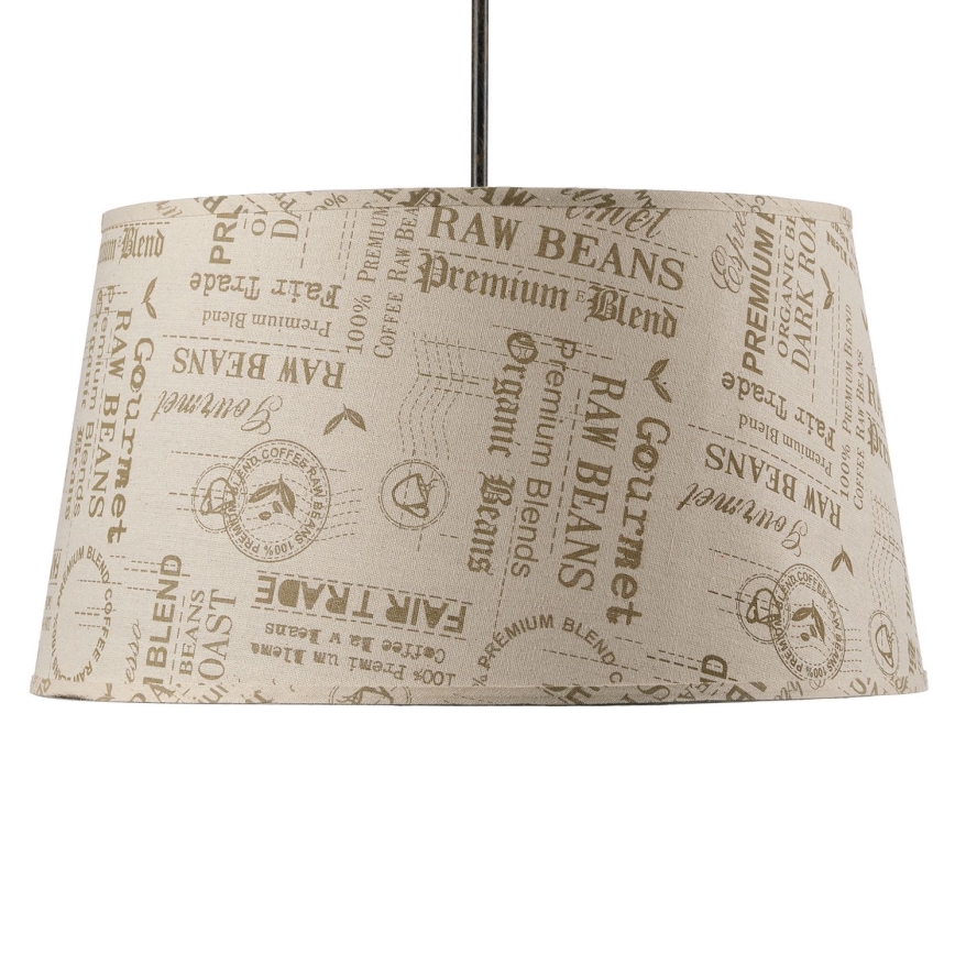 ONLI - Luster na lanku MAIDA 1xE27/15W/230V pr. 50 cm hnedá