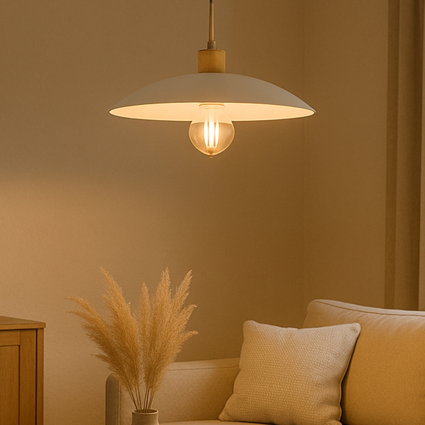 ONLI - Luster na lanku OHANA 1xE27/22W/230V dub
