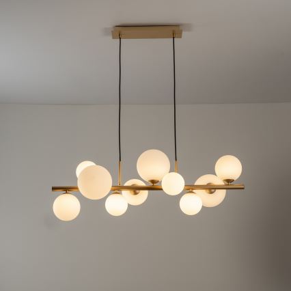 ONLI - Luster na lanku PALOMA 10xG9/3W/230V zlatý