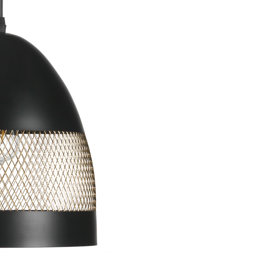 ONLI - Luster na lanku POLLY 1xE27/22W/230V čierna