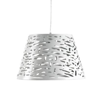 ONLI - Luster na lanku RICKY 1xE27/15W/230V pr. 40 cm biela