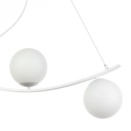 ONLI - Luster na lanku TRIO 3xE14/6W/230V biela