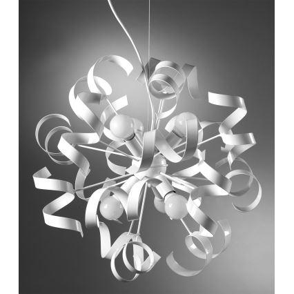 ONLI -  Luster na lanku ZOE 6xE14/6W/230V biela