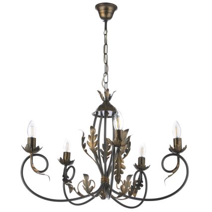 ONLI - Luster na reťazi GRETEL 5xE14/6W/230V