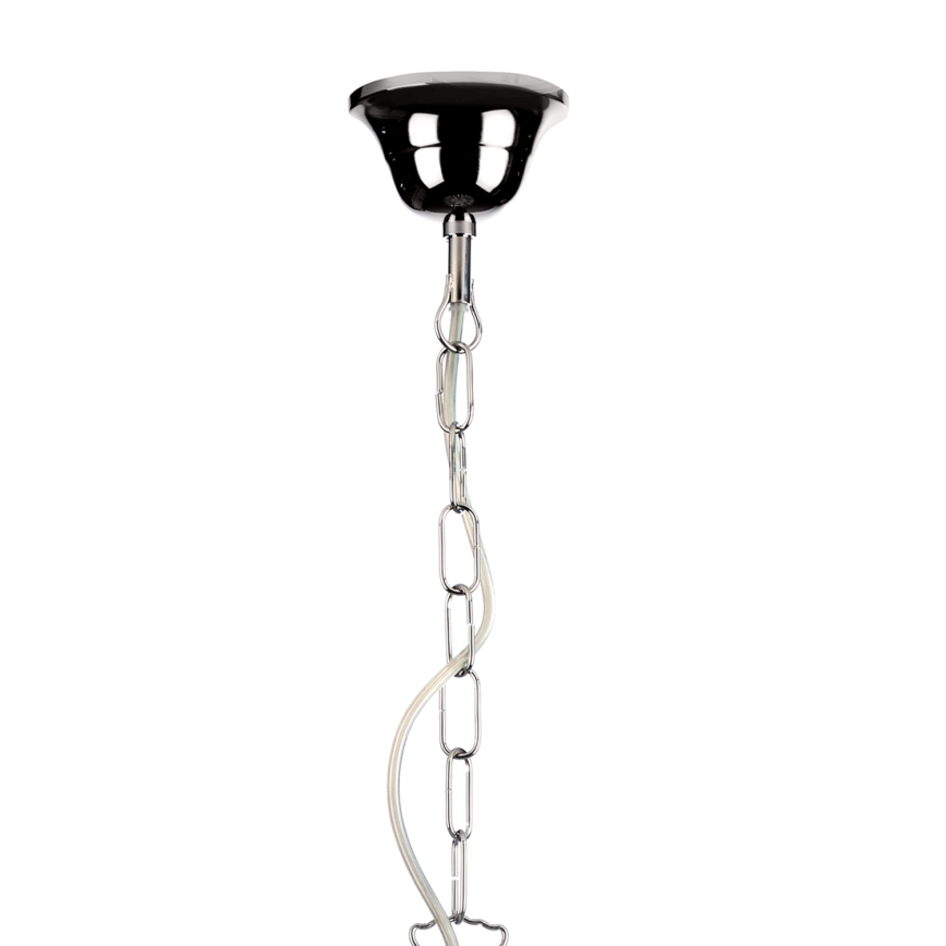 ONLI - Luster na reťazi PIOGGIA 1xE27/22W/230V lesklý chróm
