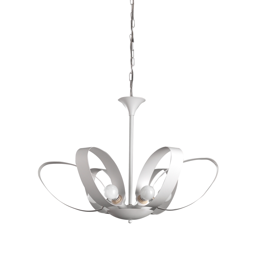ONLI - Luster na reťazi SERENA 6xE14/6W/230V biela
