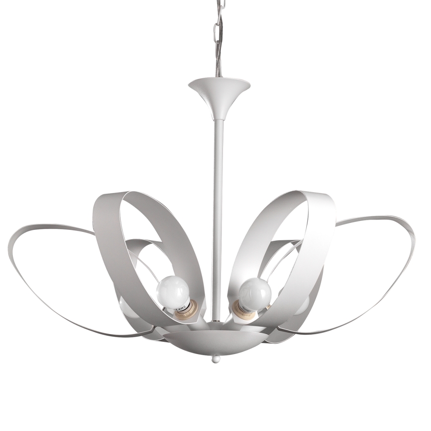 ONLI - Luster na reťazi SERENA 6xE14/6W/230V biela