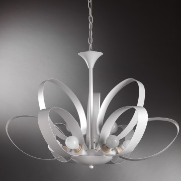 ONLI - Luster na reťazi SERENA 9xE14/6W/230V biela