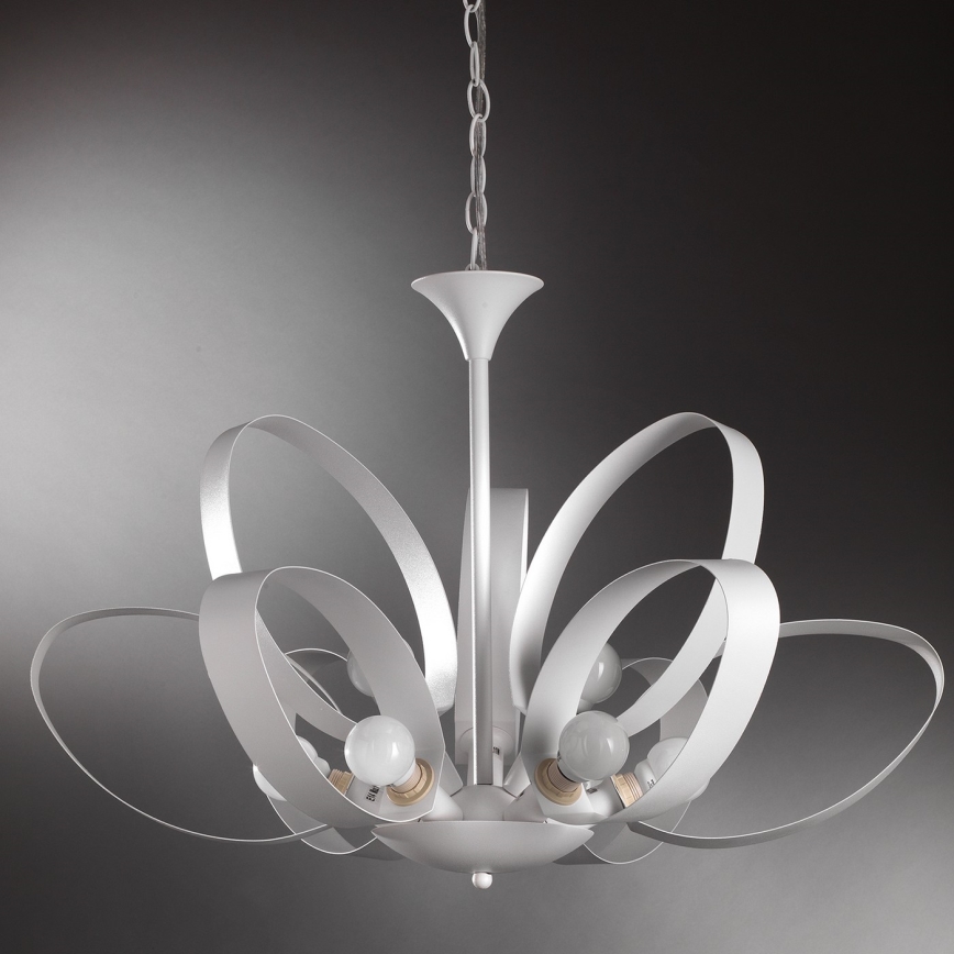 ONLI - Luster na reťazi SERENA 9xE14/6W/230V biela