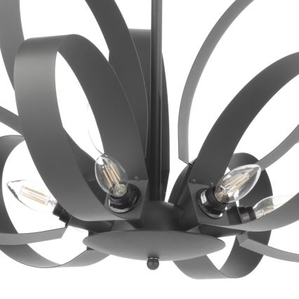 ONLI - Luster na reťazi SERENA 9xE14/6W/230V čierna