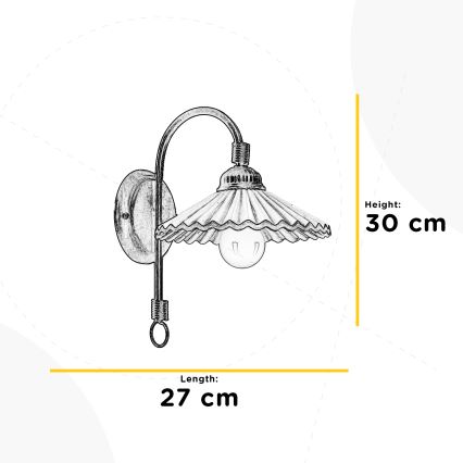 ONLI - Nástenné svietidlo ROSINA 1xE14/6W/230V