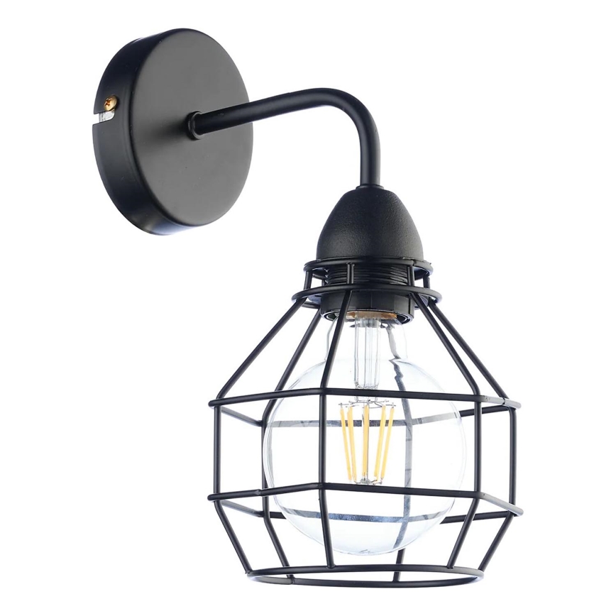 ONLI - Nástenné svietidlo SPIDER 1xE27/15W/230V čierna