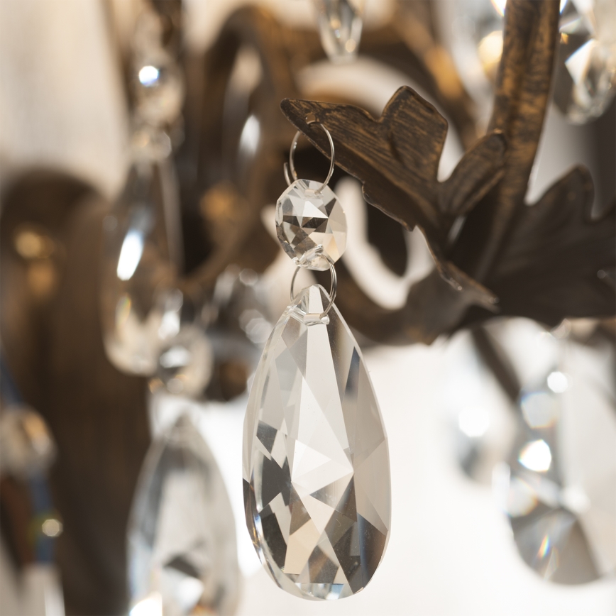 ONLI - Nástenné svietidlo TERESA 2xE14/6W/230V bronzová