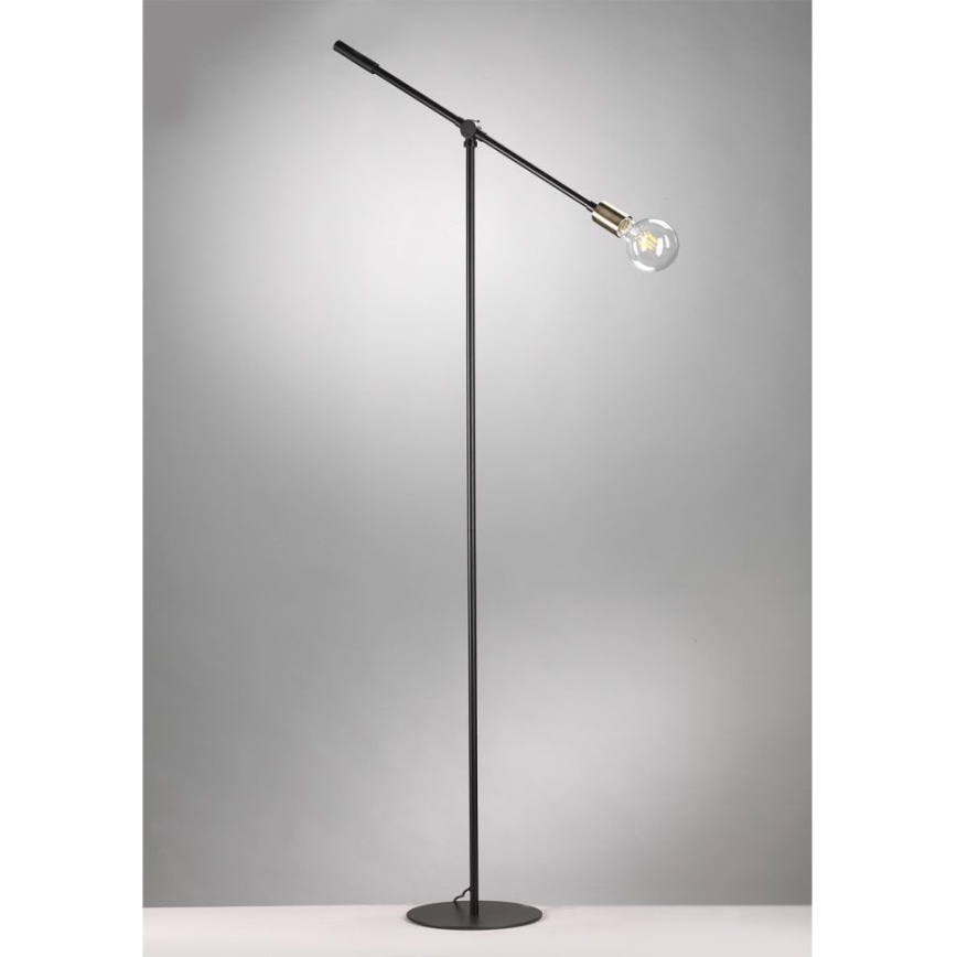 ONLI - Stojacia lampa ASTE 1xE27/15W/230V čierna/zlatá