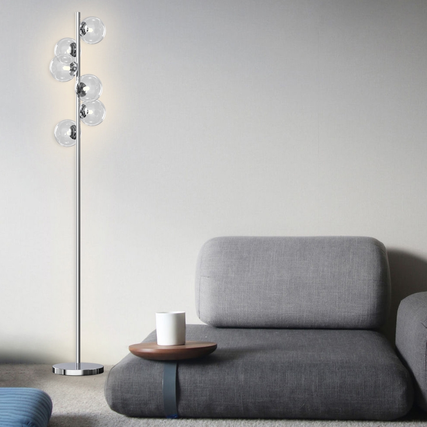 ONLI - Stojacia lampa KIMBERLY 6xG9/6W/230V lesklý chróm