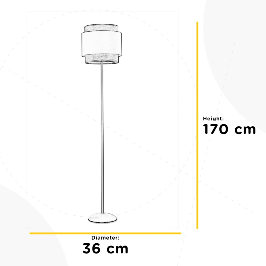 ONLI - Stojacia lampa LICIA 1xE27/22W/230V