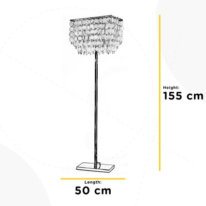 ONLI - Stojacia lampa MAKANI 4xE14/6W/230V