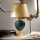 ONLI - Stolná lampa AMADEUS 1xE27/15W/230V 72 cm zelená/zlatá