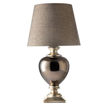 ONLI - Stolná lampa AMADEUS 1xE27/15W/230V sivá