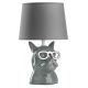 ONLI - Stolná lampa BIAGIO 1xE14/6W/230V šedá
