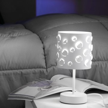 ONLI - Stolná lampa BOLLICINE 1xE14/6W/230V biela