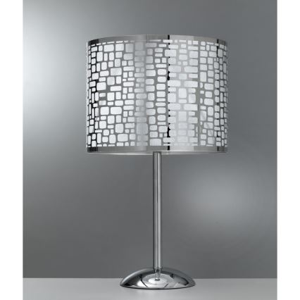 ONLI - Stolná lampa BRUCE 1xE27/15W/230V 53 cm matný chróm