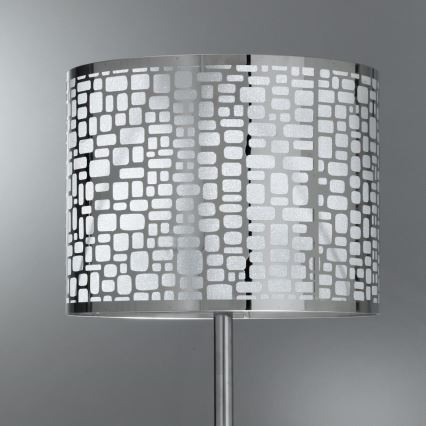 ONLI - Stolná lampa BRUCE 1xE27/15W/230V 53 cm matný chróm