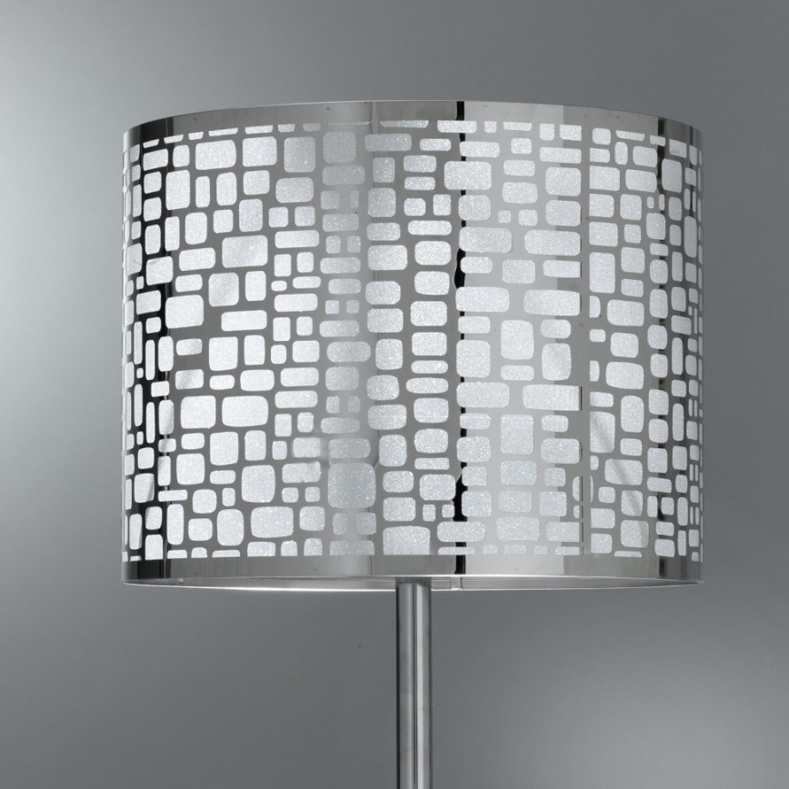 ONLI - Stolná lampa BRUCE 1xE27/15W/230V 53 cm matný chróm