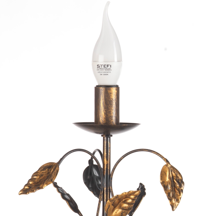 ONLI - Stolná lampa COLLANA 1xE14/6W/230V 40 cm bronzová
