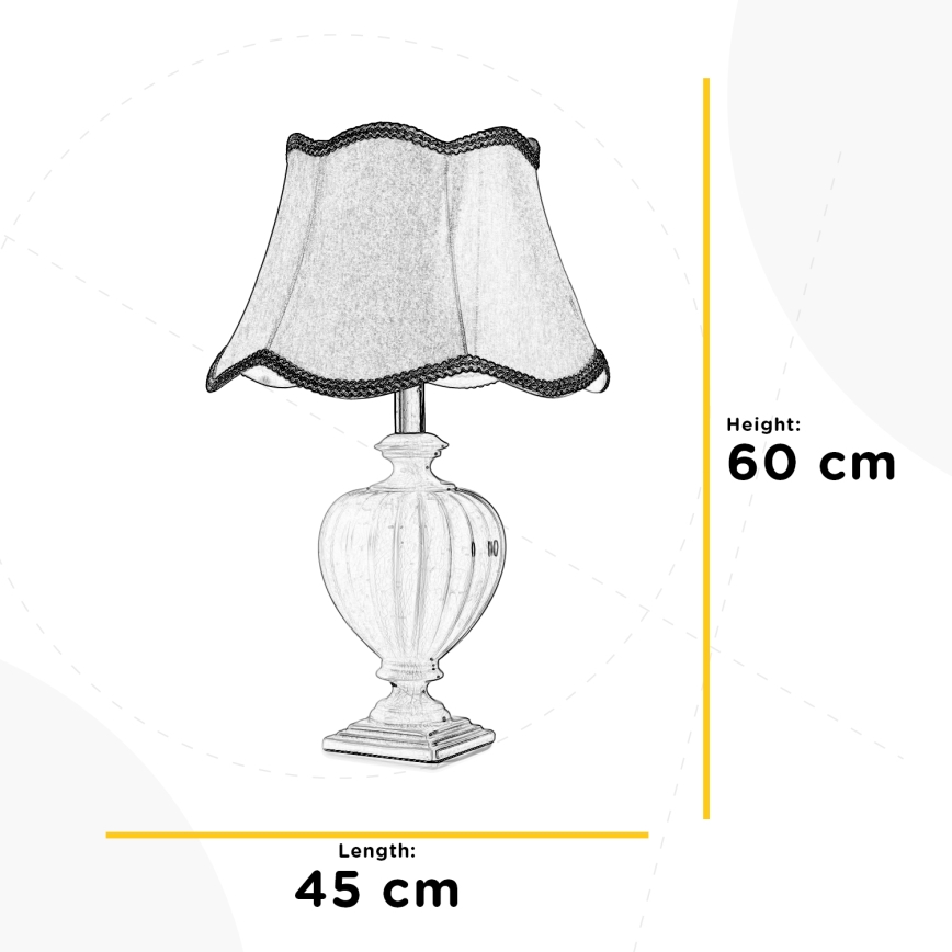 ONLI - Stolná lampa DESY 1xE27/22W/230V 60 cm