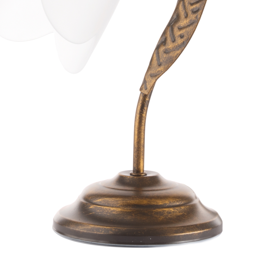 ONLI - Stolná lampa DOPPIO GIRO 1xE14/6W/230V bronzová