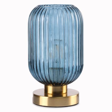 ONLI - Stolná lampa DOROTY 1xE27/22W/230V modrá/zlatá