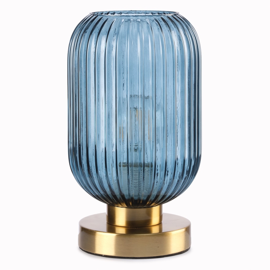 ONLI - Stolná lampa DOROTY 1xE27/22W/230V modrá/zlatá
