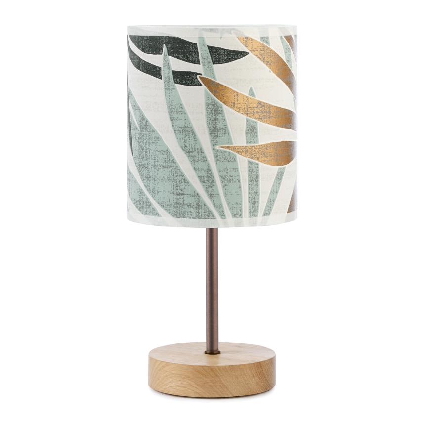 ONLI - Stolná lampa FLORA 1xE27/22W/230V 28 cm zelená/zlatá