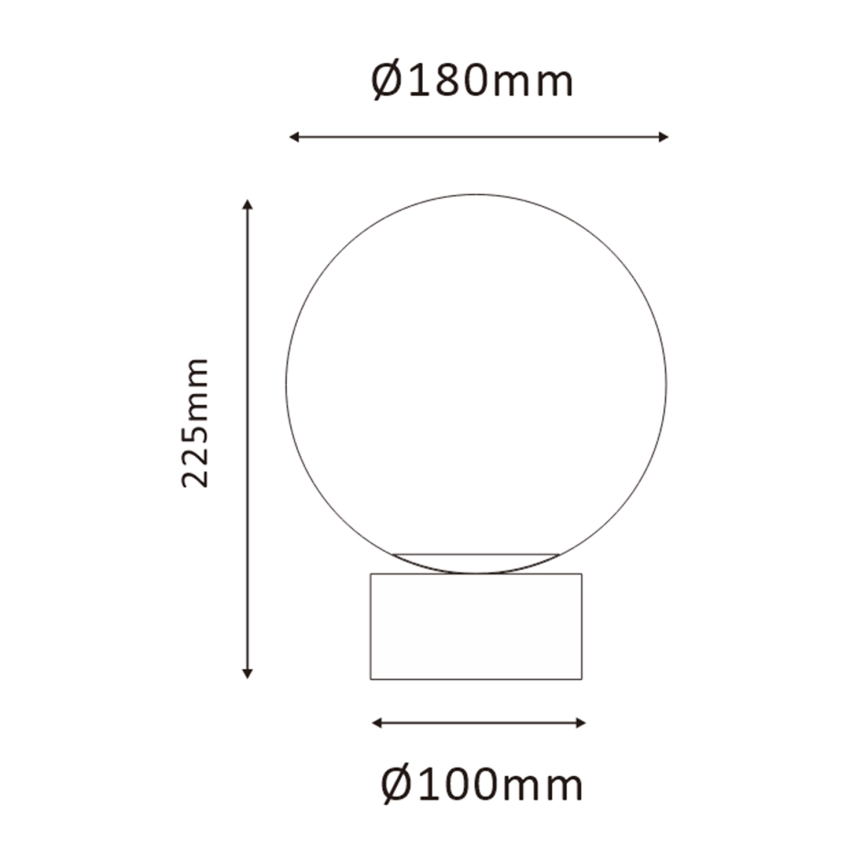 ONLI - Stolná lampa JANET 1xE14/6W/230V pr. 20 cm