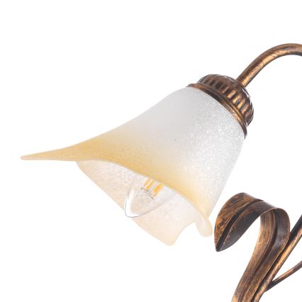 ONLI - Stolná lampa LUCREZIA 1xE14/6W/230V bronzová