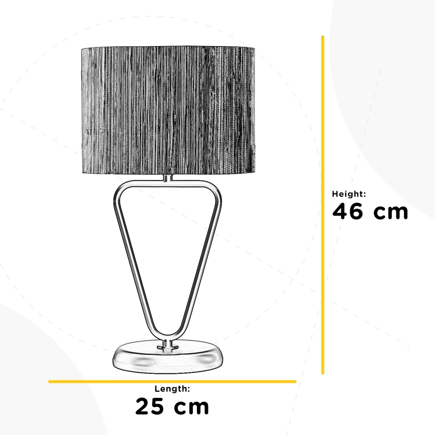 ONLI - Stolná lampa MADU 1xE27/22W/230V 46 cm