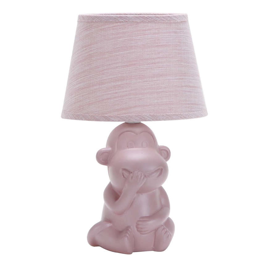 ONLI - Stolná lampa MONKEY 1xE14/6W/230V ružová