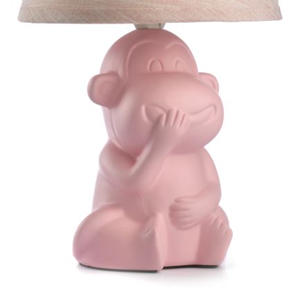 ONLI - Stolná lampa MONKEY 1xE14/6W/230V ružová