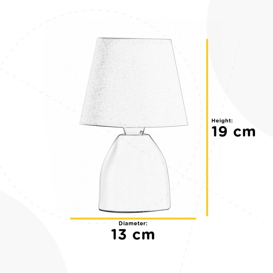 ONLI - Stolná lampa NANO 1xE14/6W/230V hnedá 19 cm