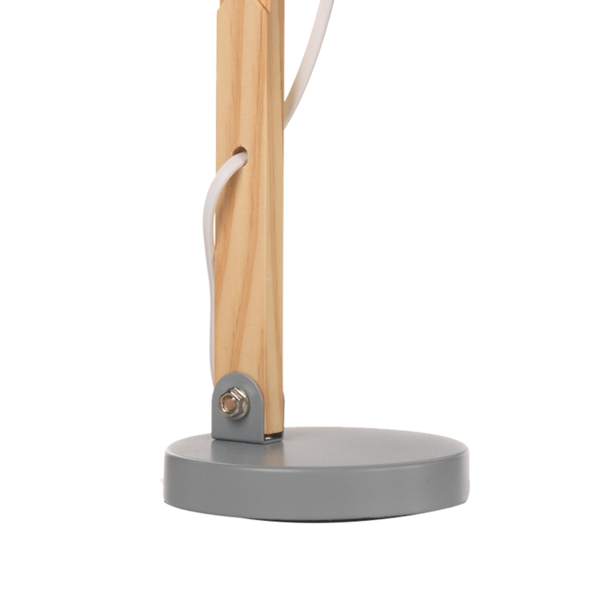 ONLI - Stolná lampa NORA 1xE14/6W/230V šedá