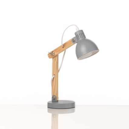 ONLI - Stolná lampa NORA 1xE14/6W/230V šedá