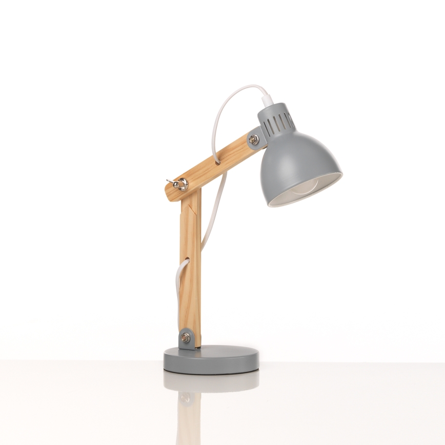 ONLI - Stolná lampa NORA 1xE14/6W/230V šedá