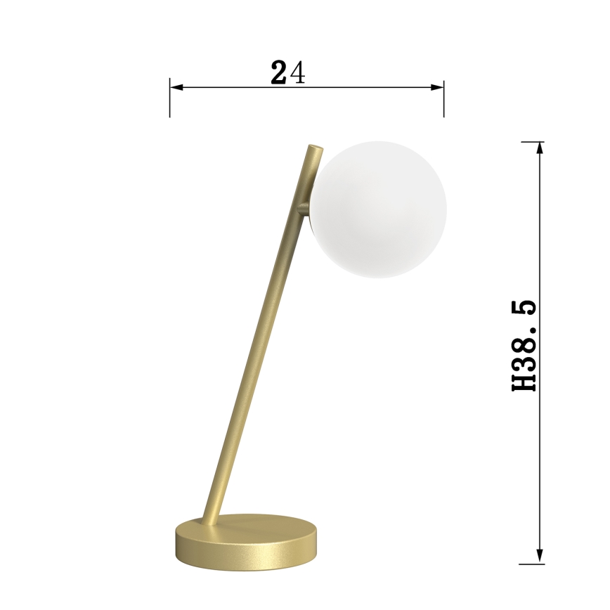 ONLI - Stolná lampa PALOMA 1xG9/10W/230V 38,5 cm zlatá