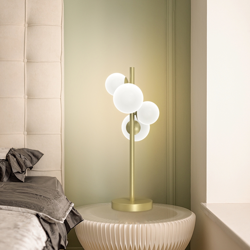 ONLI - Stolná lampa PALOMA 4xG9/10W/230V 48 cm zlatá